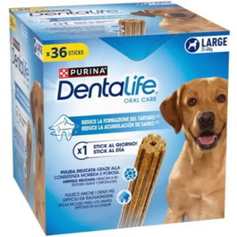 Purina Dentalife Snacks Dentales para Perros, 36 Unidades, Sabor Pollo, 106g