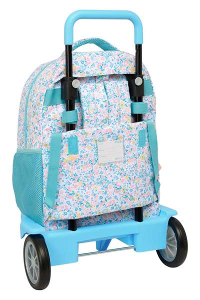 Safta Mochila Grande con Ruedas Compact Evol Ext Rec Moos Fiori 33x45x22cm Safta Mochila Grande con Ruedas Compact Evol Ext Rec Moos Fiori 33x45x22cm