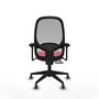 PIQUERAS Y CRESPO Silla de oficina Cilanco Rojo/Gris con Brazos 3D