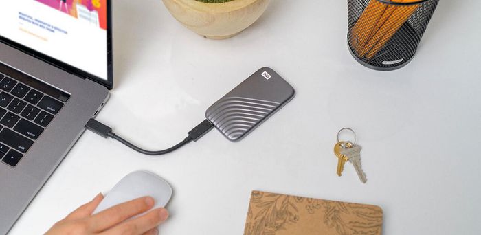 Western Digital My Passport SSD 4TB USB 3.2 Gen 2 Type-C 1050MB/s Lectura 1000MB/s Escritura Disco Duro Externo SSD