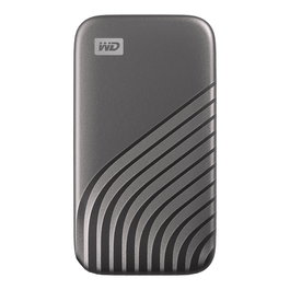 Western Digital My Passport 4TB SSD Externo Gris USB-C 3.2 Gen 2 - Velocidad Lectura 1050 MB/s - Protección por Contraseña AES-256