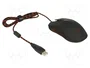 DeLOCK 12531 Ratón Gaming Óptico 4800 DPI Negro y Rojo