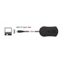 DeLOCK 12531 Ratón Gaming Óptico 4800 DPI Negro y Rojo