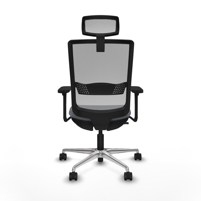 PIQUERAS Y CRESPO Silla de oficina Haches con mecanismo Sincro/Traslack Gris