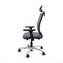 PIQUERAS Y CRESPO Silla de oficina Haches con mecanismo Sincro/Traslack Gris