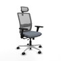 PIQUERAS Y CRESPO Silla de oficina Haches con mecanismo Sincro/Traslack Gris