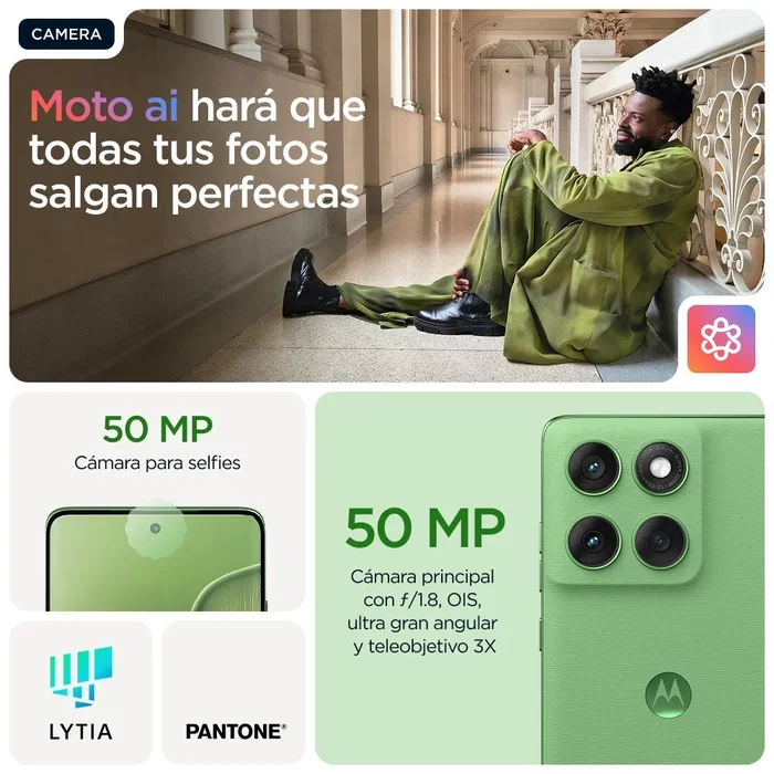 Motorola Edge 60 5G 8GB 512GB Verde Motorola Edge 60 5G 8GB 512GB Verde