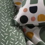 Today Juego de cama Sunshine para 2 personas, 240x220 cm, verde