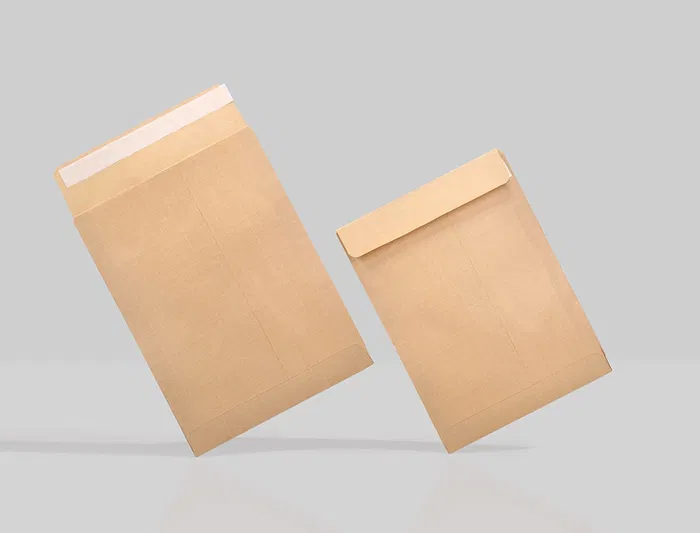 Liderpapel Sobre Bolsa Kraft N.5 Din C5 162x229 mm Tira de Silicona Caja de 250 Unidades