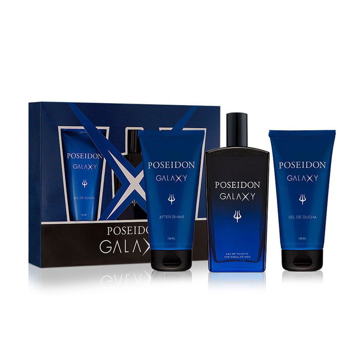Poseidon Eau de Toilette para Hombre 100ml Vaporizador + After Shave + Gel de Baño Poseidon Eau de Toilette para Hombre 100ml Vaporizador + After Shave + Gel de Baño