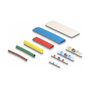 DeLOCK Juego de 308 piezas de tubos termorretráctiles y conectores de cable para soldar multicolor