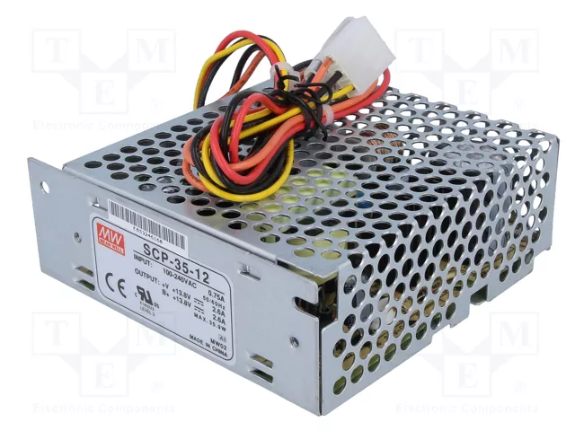 MEAN WELL SCP-35-12 Alimentador Buffer de Módulo 35,9W 13,8VDC