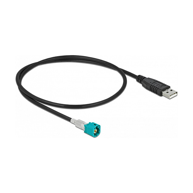 DeLOCK Cable HSD Z a USB 2.0 Tipo-A 0,5 m Negro