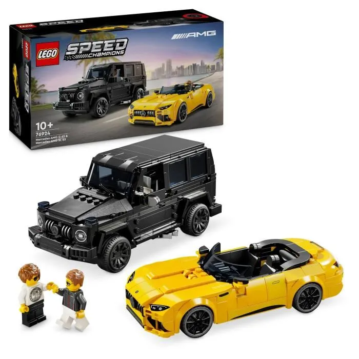 Lego Speed Champions 76924 Mercedes-AMG G 63 y Mercedes-AMG SL 63, coches para construir Lego Speed Champions 76924 Mercedes-AMG G 63 y Mercedes-AMG SL 63, coches para construir