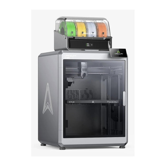 Creality K2 PLUS Combo Impresora 3D FDM con Sistema CFS de 4 Filamentos, 350*350*350 mm, WiFi, Ethernet, 600 mm/s, 4.3" Pantalla Táctil