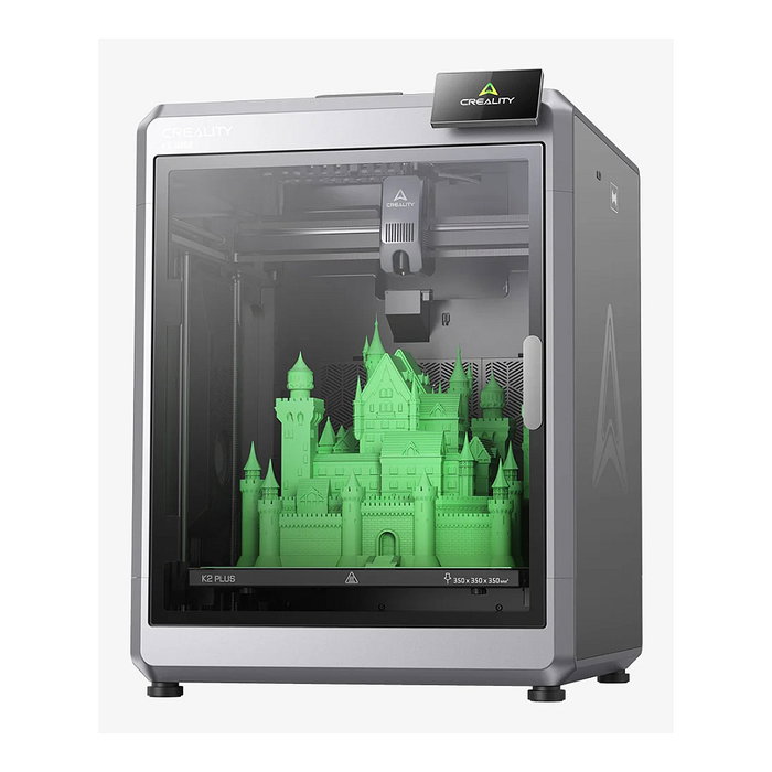 Creality K2 PLUS Combo Impresora 3D FDM con Sistema CFS de 4 Filamentos, 350*350*350 mm, WiFi, Ethernet, 600 mm/s, 4.3" Pantalla Táctil