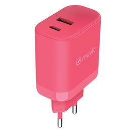 Cargador de Pared Muvit for Change WCEU24-45-AC Magenta 45 W
