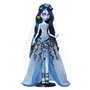 Monster High Jdr67 Muñeca Skullector Novia Cadáver Emily con vestido gótico y velo de mariposas