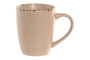 DKD Home Decor Taza de Gres Marrón 360ml (Pack de 6)