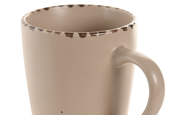 DKD Home Decor Mug Scandi Marron 9 x 10.8 x 13 cm (6 Unidades) Gres Apto Microondas Lavavajillas DKD Home Decor Mug Scandi Marron 9 x 10.8 x 13 cm (6 Unidades) Gres Apto Microondas Lavavajillas