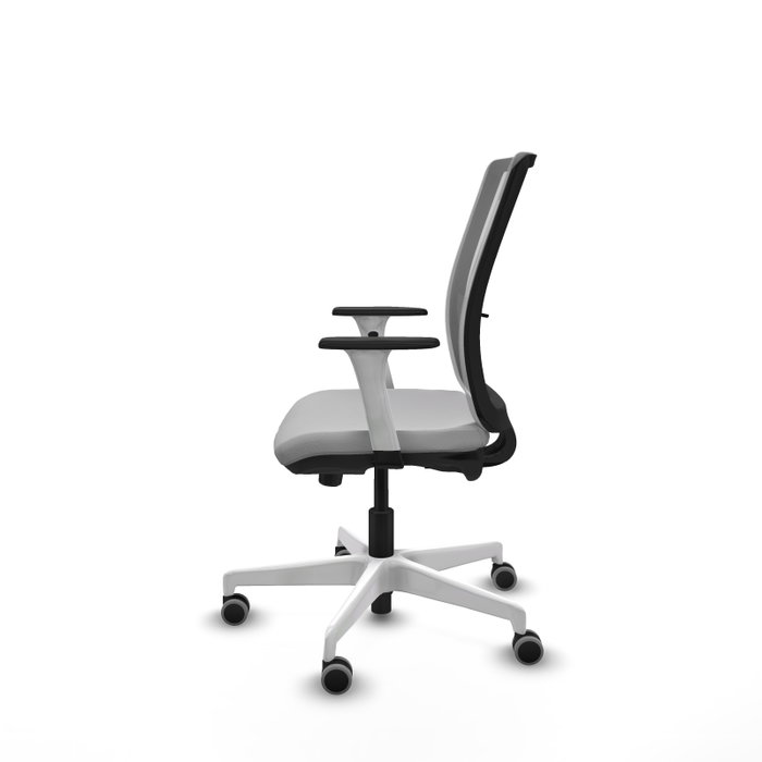 PIQUERAS Y CRESPO Silla de oficina Haches Gris con mecanismo Sincro/Traslack