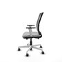 PIQUERAS Y CRESPO Silla de oficina Haches Gris con mecanismo Sincro/Traslack