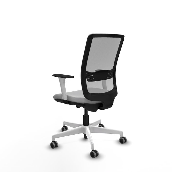 PIQUERAS Y CRESPO Silla de oficina Haches Gris con mecanismo Sincro/Traslack
