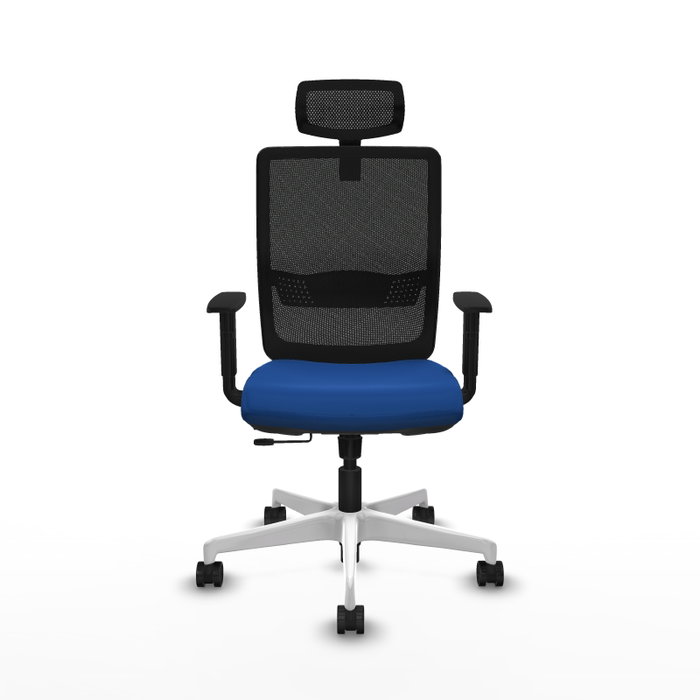 PIQUERAS Y CRESPO Silla de oficina Haches con mecanismo Sincro/Traslack Azul y Negro PIQUERAS Y CRESPO Silla de oficina Haches con mecanismo Sincro/Traslack Azul y Negro