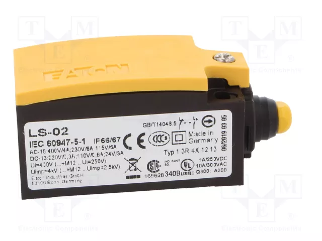 EATON ELECTRIC LS-Titan LS-02 Interruptor de fin de carrera con espárrago de Ø8,2mm