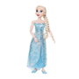 Jakks Pacific Muñeca Princesa Disney Frozen Elsa 80 cm de PVC, incluye Conjunto y Cepillo, para Niñas +3 Años