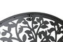 DKD Home Decor Decoración de Pared Metal Árbol Gato Negro 60x60 cm