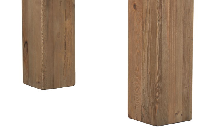 DKD Home Decor Mesa de Comedor de Pino y Madera Reciclada 240x110x78