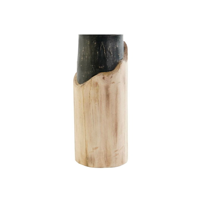 DKD Home Decor Figura de Mango con Diseño de Ajedrez Tallado, Pack de 2