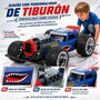 JugaToys Coche Radio Control High Speed Hotrod Tiburón 2.4Ghz con Humo y LED