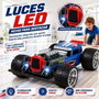 JugaToys Coche Radio Control High Speed Hotrod Tiburón 2.4Ghz con Humo y LED