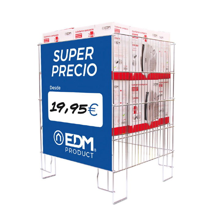 Edm Cartel promocional azul 00180 00181 39x48cm