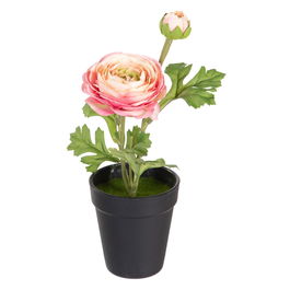 Planta Flor Rosa Artificial Decoración 9,50 X 9,50 X 29 cm (Set de 4)