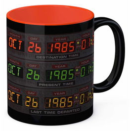 SD TOYS Taza Pantalla Delorean Regreso al Futuro