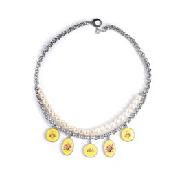 Victorio & Lucchino VJ0149C0WH Collar de Acero Inoxidable Gris