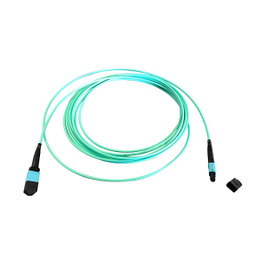 EFB Elektronik MTP(F)-MTP(F) Patchkabel OM3 12 Fasern Typ B LSZH aqua 2m