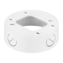 Hanwha Caja de Conexiones Compatible con Cámaras Minidomo Wisenet Q (2MP/5MP) QNV-6012R/6022R/6032R QNV-8010R/8020R/8030R Blanco