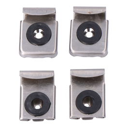 Edm Grapas Luna Regulables en Blíster Acero Inoxidable Cromado