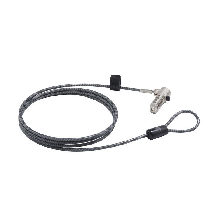 HP Bloqueo de Cable con Combinación Nano 63B28AA con cable de 1,83 m para Portátiles