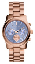 Michael Kors MK6163 Reloj Analógico Rosa con Esfera Morada