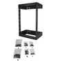 Startech Armario rack de marco abierto 15U con profundidad ajustable de 12 a 20 pulgadas