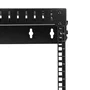 Startech Armario rack de marco abierto 15U con profundidad ajustable de 12 a 20 pulgadas