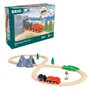 Brio World Circuito de locomotora a batería de vapor 36017