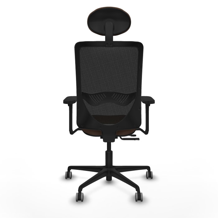 PIQUERAS Y CRESPO Silla de oficina Zulema con mecanismo Sincro/Traslack, Marrón oscuro y Negro PIQUERAS Y CRESPO Silla de oficina Zulema con mecanismo Sincro/Traslack, Marrón oscuro y Negro