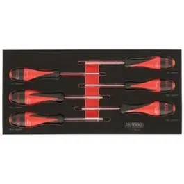 KS TOOLS 713.5013 Módulo de destornilladores Torx Ultimate - 6 piezas - Para carros y bancos de trabajo