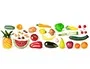 Miniland Juego de Frutas, Hortalizas y Frutos Secos con 36 Piezas